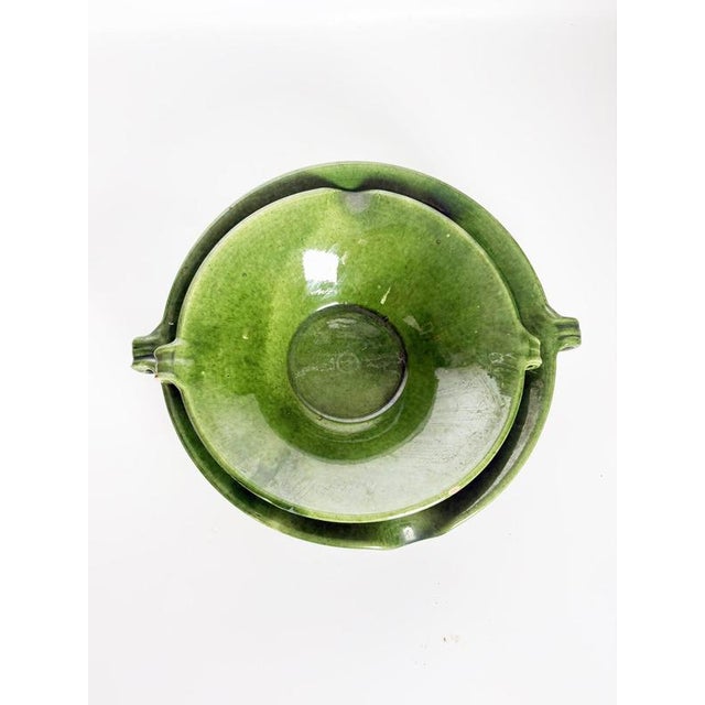 Glazed Ceramic Bowls, France, 1960s, Set of 2 For Sale - Image 4 of 14
