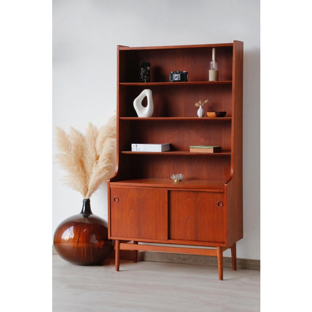 Vintage Scandinavian Teak Bookshelf, 1960s For Sale - Image 15 of 15
