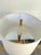 Stylish Uttermost Three Rings Table Lamp. Alabsater discs with brass details and white drum lamp shade. Original Retail...