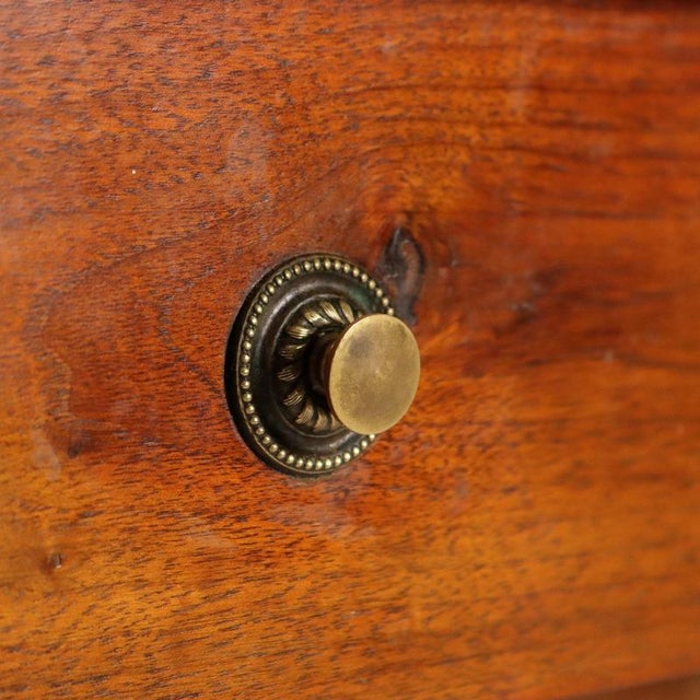 Empire Walnut Bedside Table For Sale - Image 4 of 9