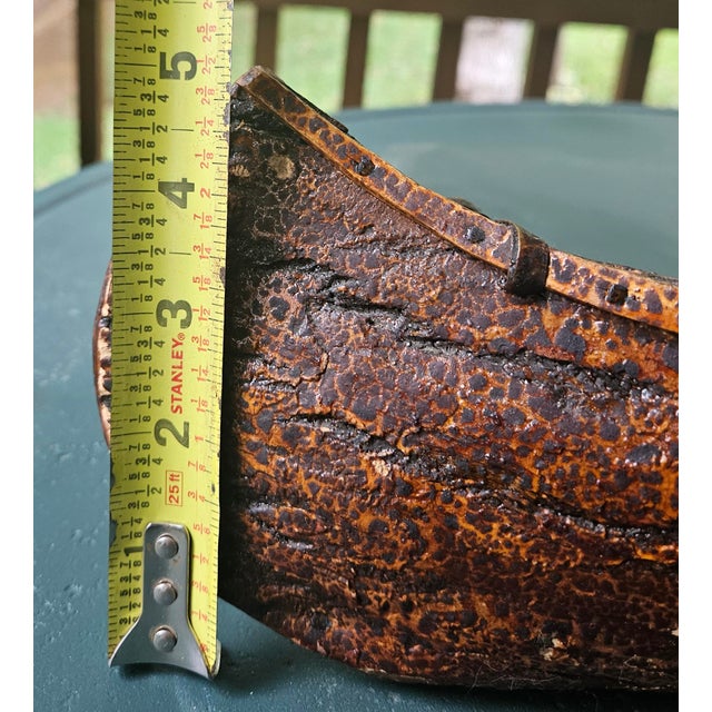 Stunning Early 1900 Large Birch Bark Canoe Model For Sale - Image 13 of 13