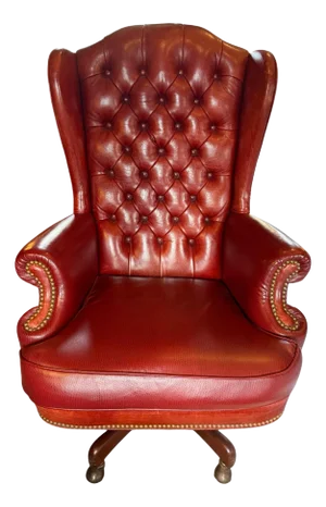 Late 20th Century Hancock & Moore Tufted Leather Executive Office Chair
