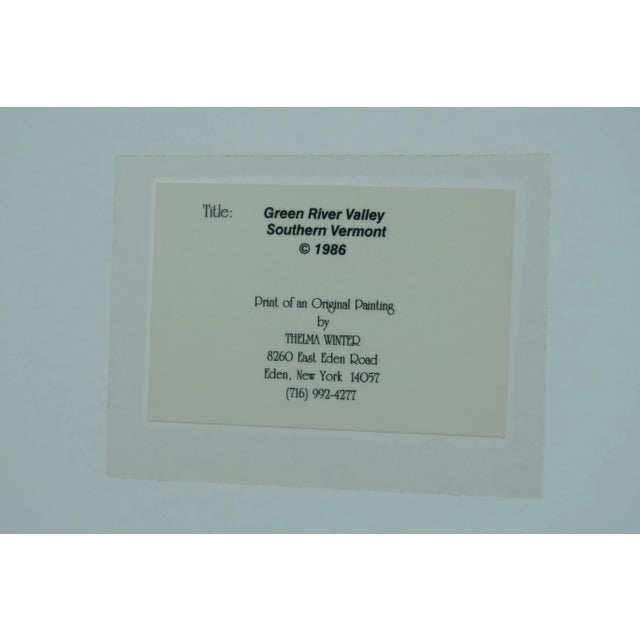 Thelma Winter Matted & Framed Farmhouse Prints - a Pair For Sale - Image 10 of 11