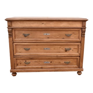 Pine Chest of Three Drawers, Germany, Circa 1890 For Sale