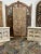 Brown Vintage Indian Carved Ganesha Barn Door – Handcarved Wall Art Yoga Decor 96x40 For Sale - Image 8 of 8