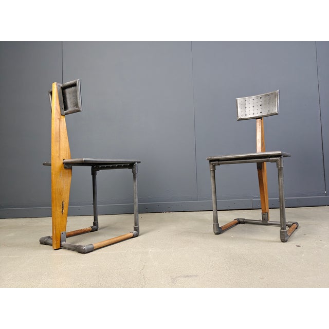 Vintage Industrial Chairs, 1970s, Set of 4 For Sale - Image 4 of 9
