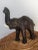 Mid 20th Century Vintage Mid Century Leather Wrapped Elephant Figure For Sale - Image 5 of 12