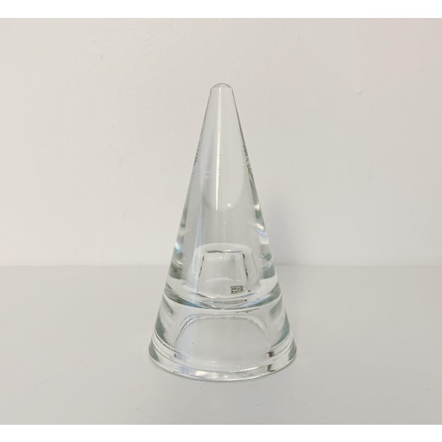 Vintage Cone Shape Glass Paperweights Set of 3 Chairish