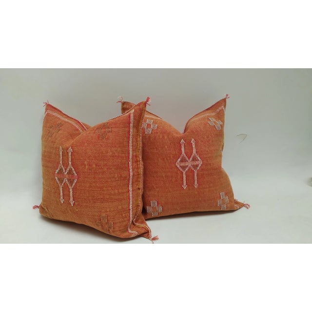 2020s Cactus Silk Pillow Cover For Sale - Image 5 of 8