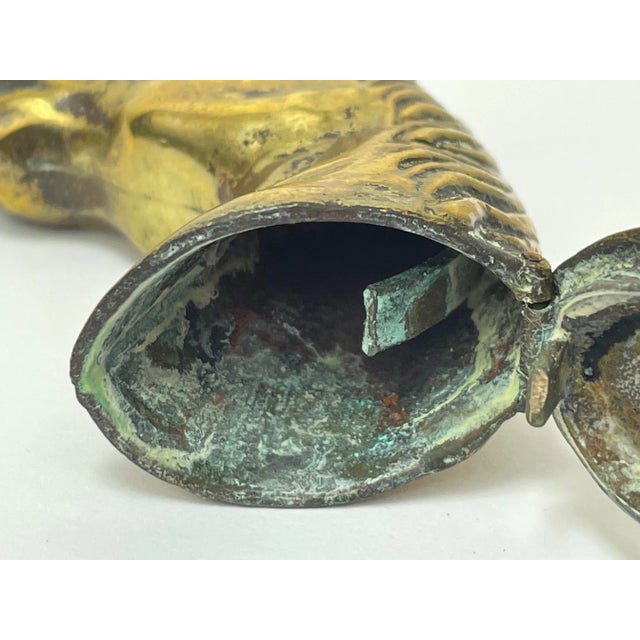1900s English Edwardian Horse Head Vesta Match Case With Glass Eyes For Sale - Image 6 of 11