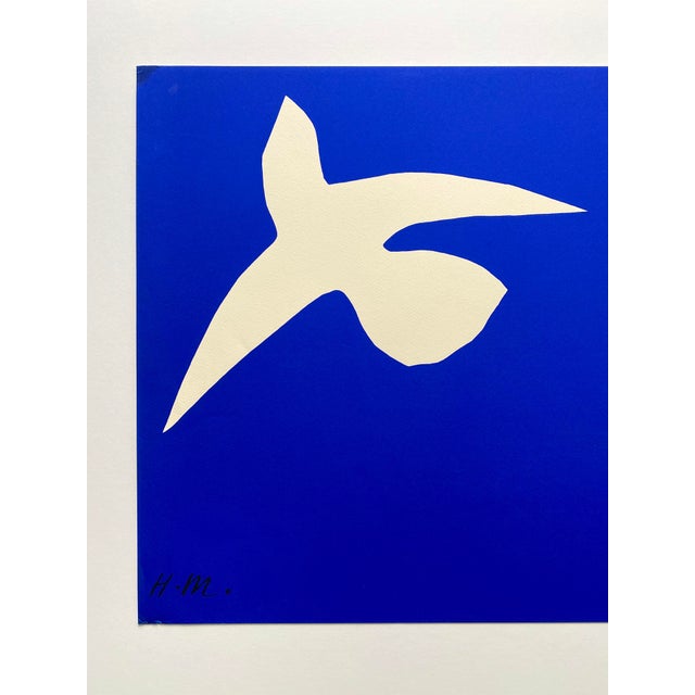 Henri Matisse Henri Matisse Vintage 1997 Large Modernist Fine Art Silkscreen Print " Les Oiseaux " 1947 For Sale - Image 4 of 13