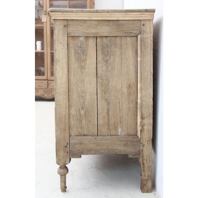 Beige Louis XVI Chest of Drawers in Bleached Oak, Early 19th Century For Sale - Image 8 of 18