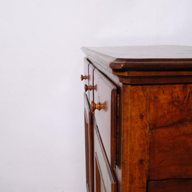 19th Century Rustic Italian Walnut Sideboard with Doors and Drawers For Sale - Image 17 of 18