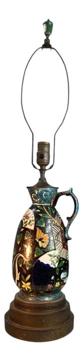 Emil Fischer Asian Style Ceramic Lamp