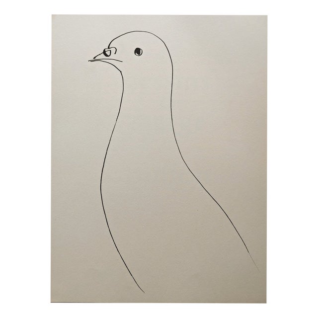 Pablo Picasso, Bird, Original Lithograph, 1957 For Sale