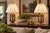 Wood Mid 20th Century Hollywood Regency Wood, Brass & Etched Glass Lantern Table Lamps - Pair For Sale - Image 7 of 8