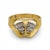 Contemporary Vintage Diamond 14k Yellow Gold Ring, Size 11.5 For Sale - Image 3 of 7