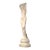 Late 20th Century Classical Greek Plaster Lady Statue, Nude Figure Sculpture, 26"h For Sale