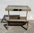 Glass Gilded Magazine Rack or Side Table from Belgo Chrom / Dewulf Selection, 1970s For Sale - Image 7 of 14