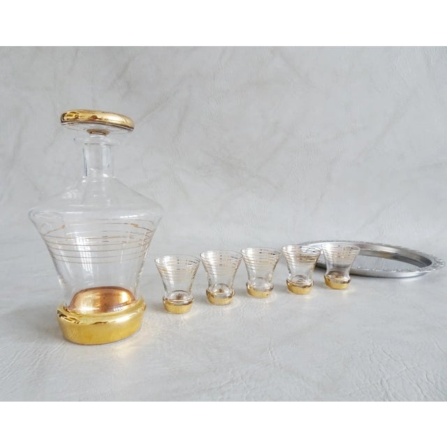Mid-Century Liqueur Set, 1950s, Set of 7 For Sale - Image 4 of 11