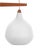 Vintage Pendant Lamp in Teak & Glass by Uno & Östen Kristiansson for Luxus, 1950s For Sale - Image 6 of 7
