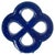 1960s Deep Blue Glazed Stoneware Wall Relief from Gustavsberg, 1960s For Sale - Image 5 of 5