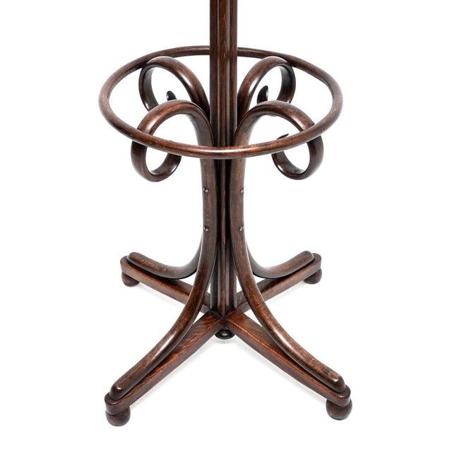 Wood Antique Victorian Bentwood Coat Rack, 1880s For Sale - Image 7 of 10