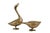 Mid-Century Modern Vintage Mid-Century Modern Solid Brass Geese For Sale - Image 3 of 10