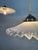 Vintage Opaline Pendant Lights, 1950s, Set of 5 For Sale - Image 6 of 13