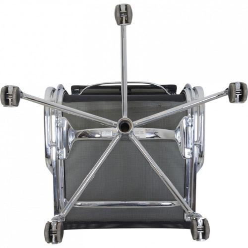 Vintage EA-117 Office Chair in Black Mesh by Charles Eames, 2000s For Sale - Image 13 of 16