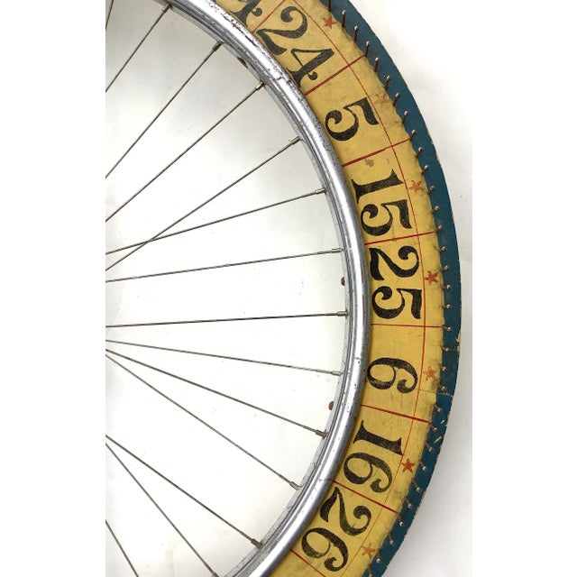 Circa 1940s Game Wheel With Stars For Sale - Image 4 of 6