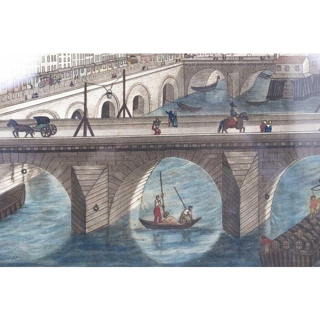 19th Century View of Paris Nr. 12 Color Print by Henri Courvoisier-Voisin & Pierre-Charles Coqueret For Sale - Image 3 of 9
