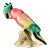 Vintage Regency Glazed Ceramic Parrot For Sale