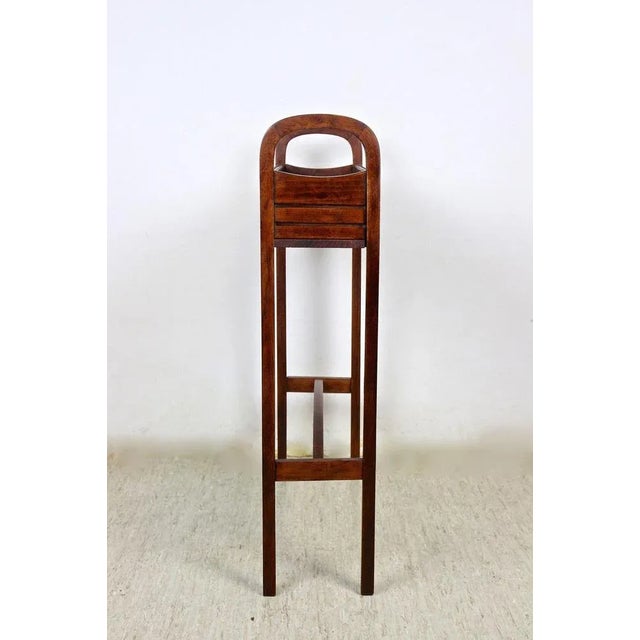 Wood Austrian Art Nouveau Plant Stand in Bentwood from Thonet, 1915 For Sale - Image 7 of 15