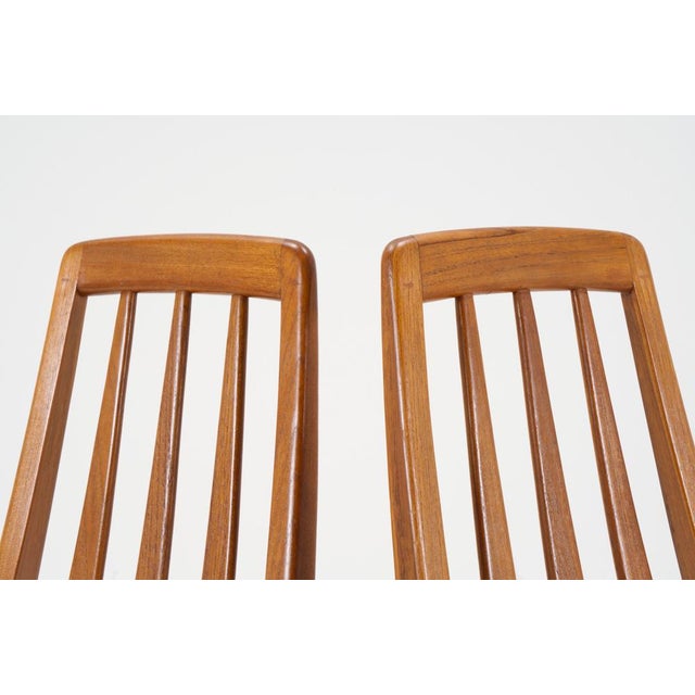 Danish Teak Eva Chairs by Niels Koefoed for Koefoeds Hornslet, 1960s, Set of 6 For Sale - Image 15 of 18
