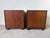 Vintage Baker Furniture Campaign Style Nightstands – A Pair For Sale - Image 12 of 12