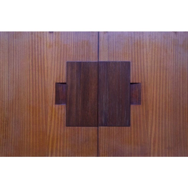 Mid-Century Modern Wooden Living Room Cabinet attributed to Gio Ponti, 1950s For Sale - Image 3 of 11