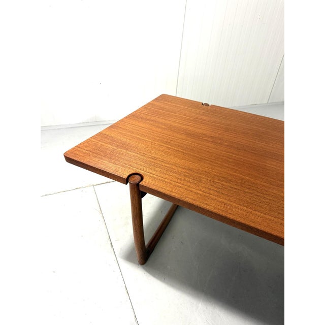 Teak Model 596 Coffee Table by Peter Hvidt & Orla Mølgaard-Nielsen for France & Søn / France & Daverkosen, Denmark, 1960s For Sale - Image 13 of 18