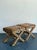 Vintage Leopard Velvet X-Base Stools - A Pair For Sale - Image 14 of 17
