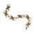 1940s Vintage 1940s Designer Enzell Gold Sterling Citrine Crystal Bracelet For Sale - Image 5 of 7