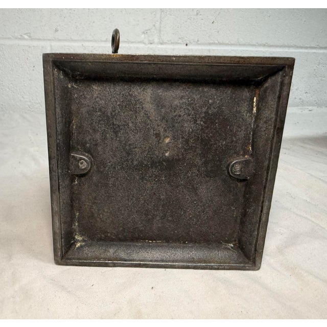 Rare Antique Kyser & Rex Arabian 1882 Cast Iron Still Bank Safe Relief Detail For Sale - Image 12 of 12