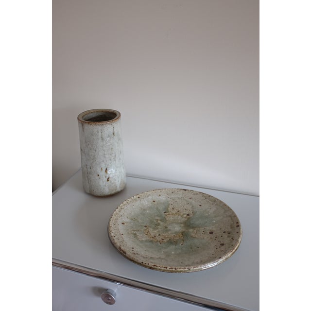Ceramic Large Hand-Thrown Dish by Marianne Westman For Sale - Image 7 of 8