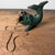 This charming Japanese piece is a small hanging ikebana vase shaped like a fish. Dimensions: height 11 cm, width 12 cm,...