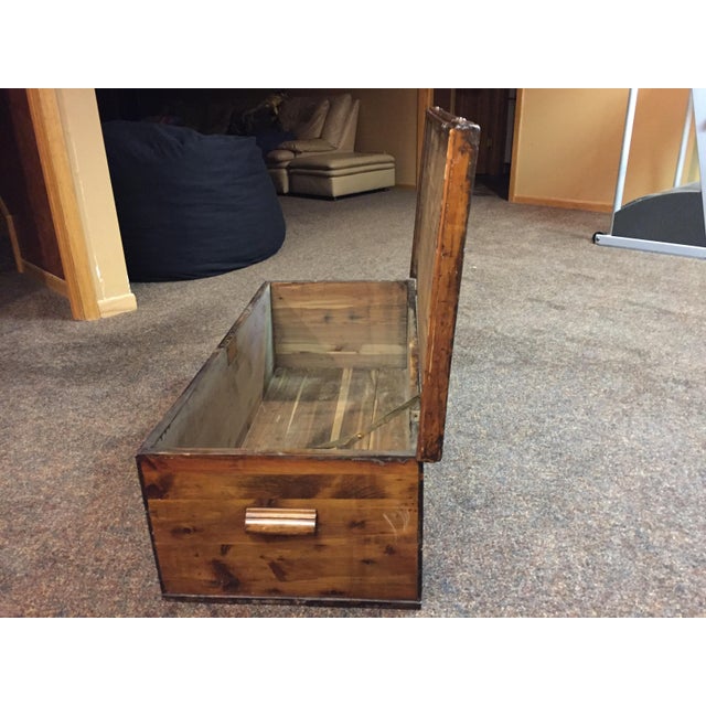 Vintage Cedar Chest with Copper Accents by Ed Roos Company Chairish