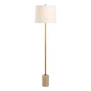 Lambeth Floor Lamp - Travertine For Sale