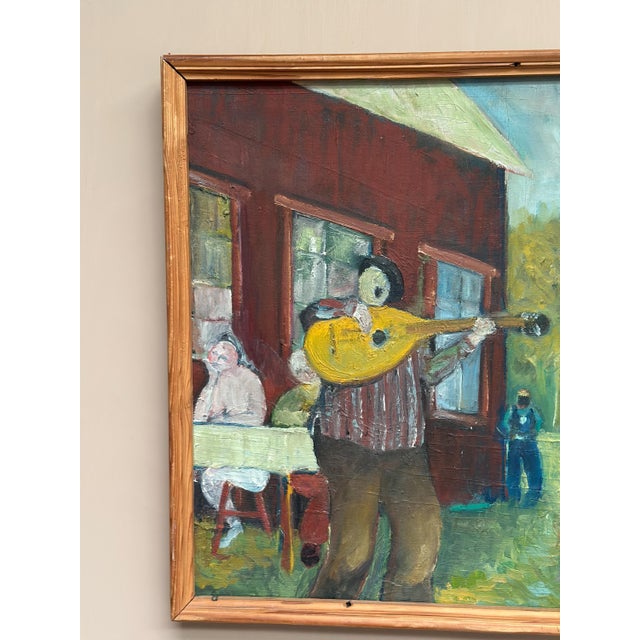 Hendrik De Jong, Familjen (The Family), 1980, Oil on Canvas, Framed For Sale - Image 7 of 18
