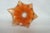 Mid 20th Century Fenton Fine Rib Style Marigold Carnival Glass Swung Vase For Sale - Image 5 of 7