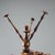 19th Century Walnut Coat Rack with Turned Shaft, Italy For Sale - Image 3 of 7