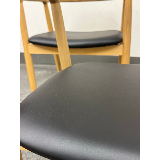 Wood Interior Icons Hiroshima Armchairs, Set of Six For Sale - Image 7 of 12