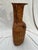 Rustic Vintage Flat Back Woven Vase For Sale - Image 3 of 8